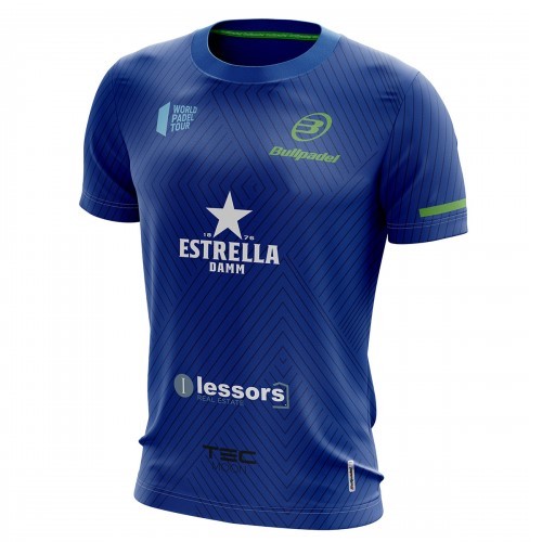 Bullpadel Maxi Sanchez WPT tanos azul Royal Junior T-shirt 2019 Bullpadel Maxi Sanchez WPT tanos azul Royal Junior T-shirt 2019