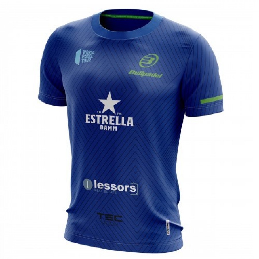 Bullpadel Maxi Sanchez WPT Tanos Blue Royal Junior T-shirt 2019 - Barata Oferta Outlet
