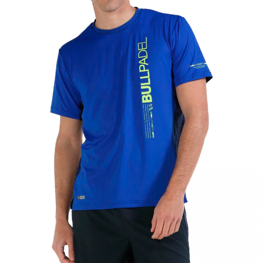 Camiseta Bullpadel Mixta Azul Klein