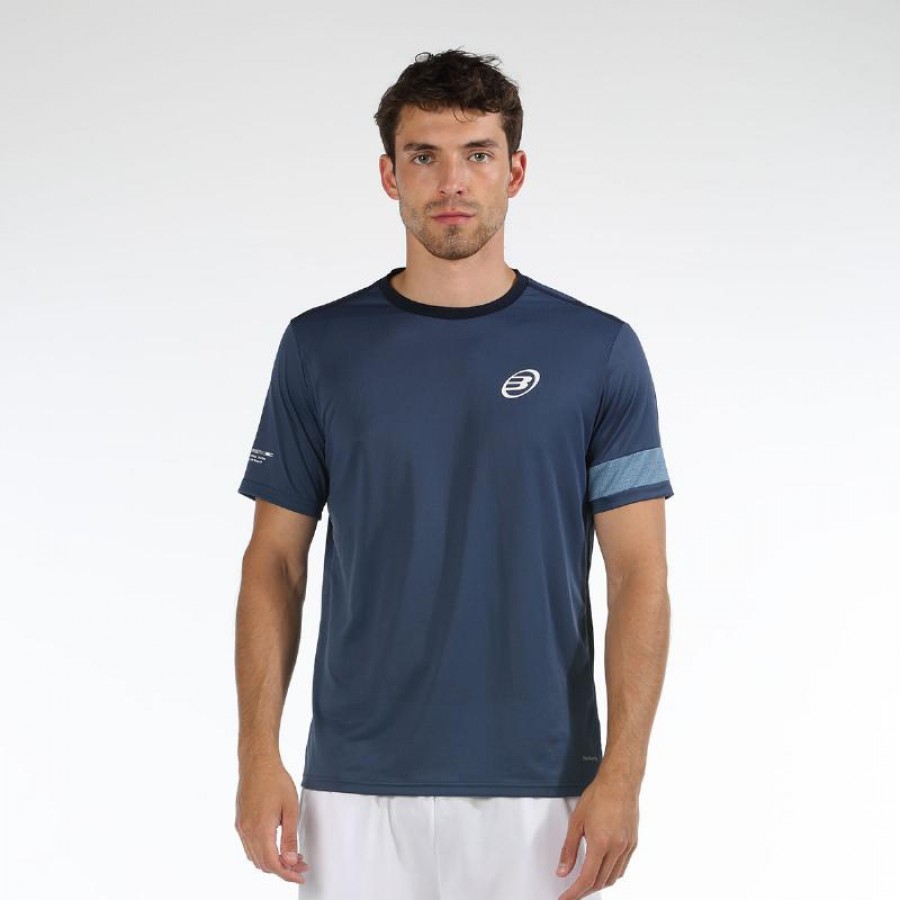 Camiseta Bullpadel Mutata Azul Lavado - Barata Oferta Outlet