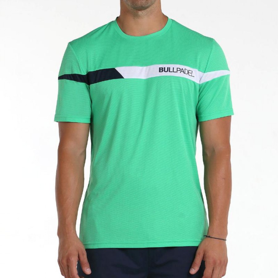 Camiseta Bullpadel Omeya Verde Vibrante
