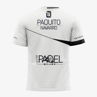 Bullpadel Paquito Navarro Linde T-shirt blanc 2022