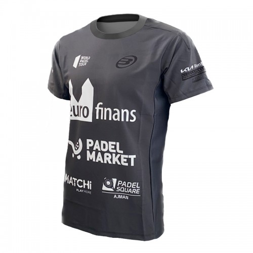 Camiseta Bullpadel Paquito Navarro WPT Odeon Negro Junior Camiseta Bullpadel Paquito Navarro WPT Odeon Negro Junior