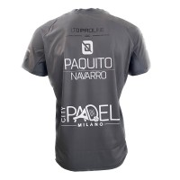 T-shirt Bullpadel Paquito Navarro WPT Odeon Nero Junior
