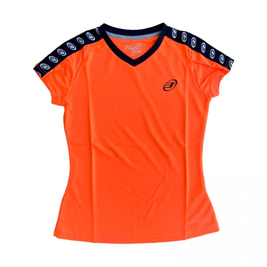 Camiseta Bullpadel Pepifita Naranja Fluor