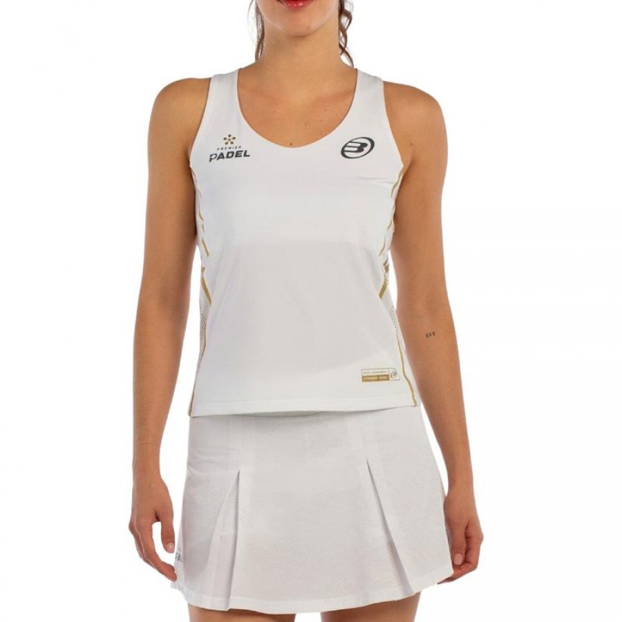 Camiseta Bullpadel Premier Padel Acora Blanco  Oferta + Barato