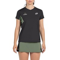 Camiseta Preta Bullpadel Premier Padel Pampan