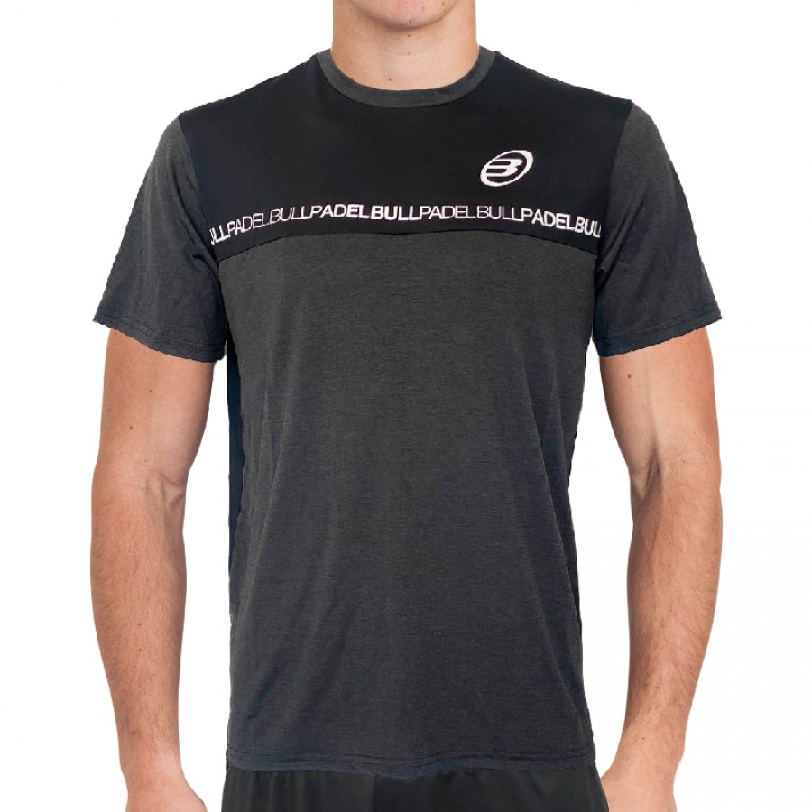 Camisa Bicolor Antracito Rebelde Bullpadel