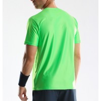 Camiseta Bullpadel Tatsu Verde Fluor