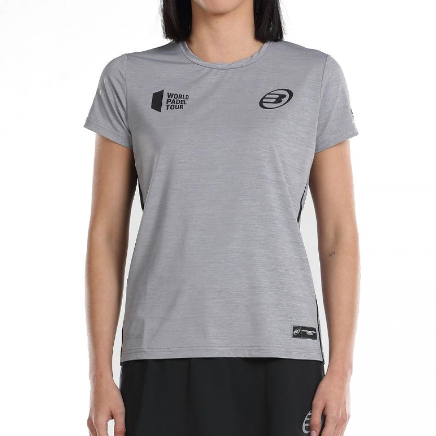 T-shirt Bullpadel WPT Flame Cinza Medio Vigore