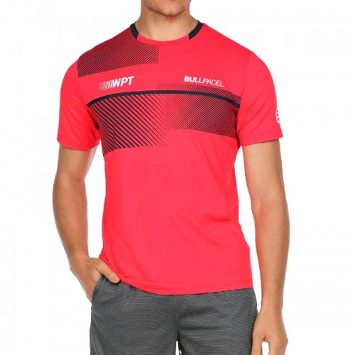 Bullpadel WPT Redullu Carmesi Fluor T-shirt Bullpadel WPT Redullu Carmesi Fluor T-shirt