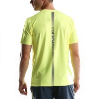T-shirt Bullpadel Tefilo WPT jaune fluor de citron - Barata Oferta Outlet
