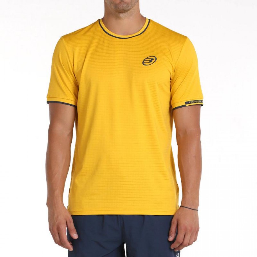 Camiseta Bullpadel Yuca 23I Mostaza  Oferta + Barato