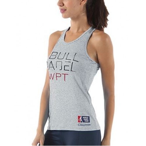 T-shirt gris bretelles Bullpadel Zamar T-shirt gris bretelles Bullpadel Zamar