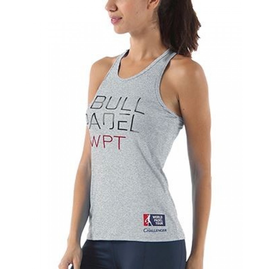 T-shirt gris bretelles Bullpadel Zamar