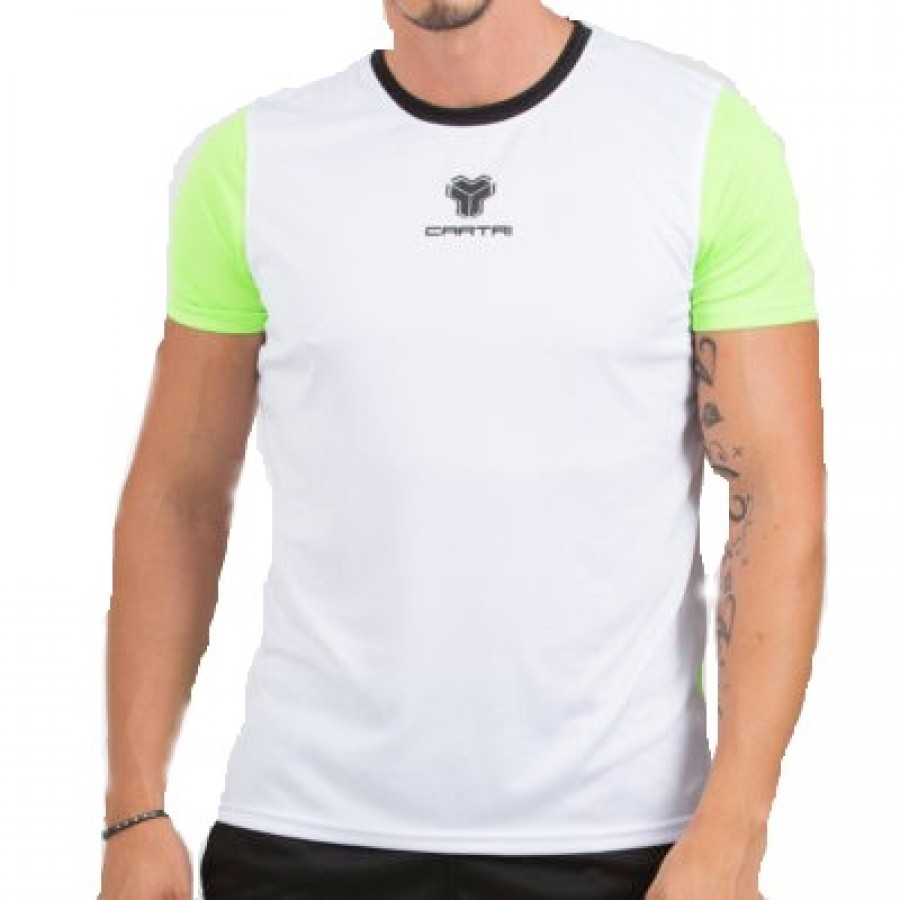 Camiseta Cartri Coach 3.0 Blanco Fluor Junior  Offre - Pas cher