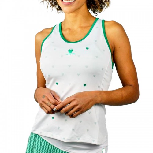 Cartri Oseye T-shirt Blanc Vert Cartri Oseye T-shirt Blanc Vert