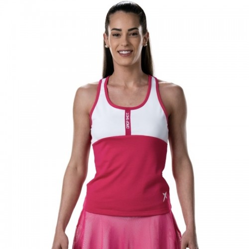 Camiseta Drop Shot Sol Azalea Rosa Branco Camiseta Drop Shot Sol Azalea Rosa Branco