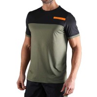 Camiseta Infinito Alpha II Exercito Negro Verde