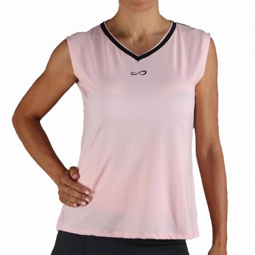 Camiseta Desfoque Sem Fim Rosa Cristal Camiseta Desfoque Sem Fim Rosa Cristal