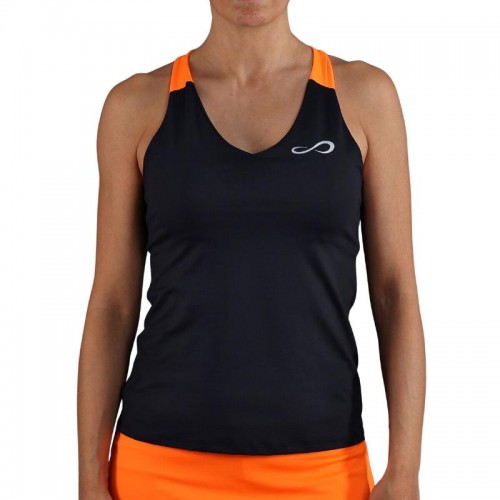 Camiseta Endless Diamond Negro Naranja Camiseta Endless Diamond Negro Naranja