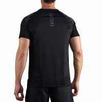 T-shirt noir hexagonal infini et fougueux