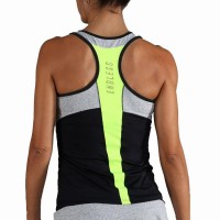 Camiseta Endless Mile Preto Amarelo Cinza