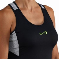 Camiseta Endless Mile Preto Amarelo Cinza