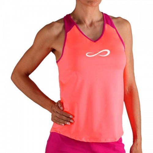 Camiseta Endless Speed V Coral Brillante Camiseta Endless Speed V Coral Brillante
