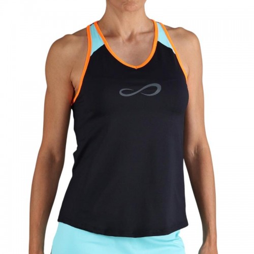 Camiseta Endless Speed V Negro Aqua Camiseta Endless Speed V Negro Aqua