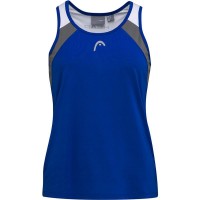 Camiseta Head Club 22 Azul Royal Mujer