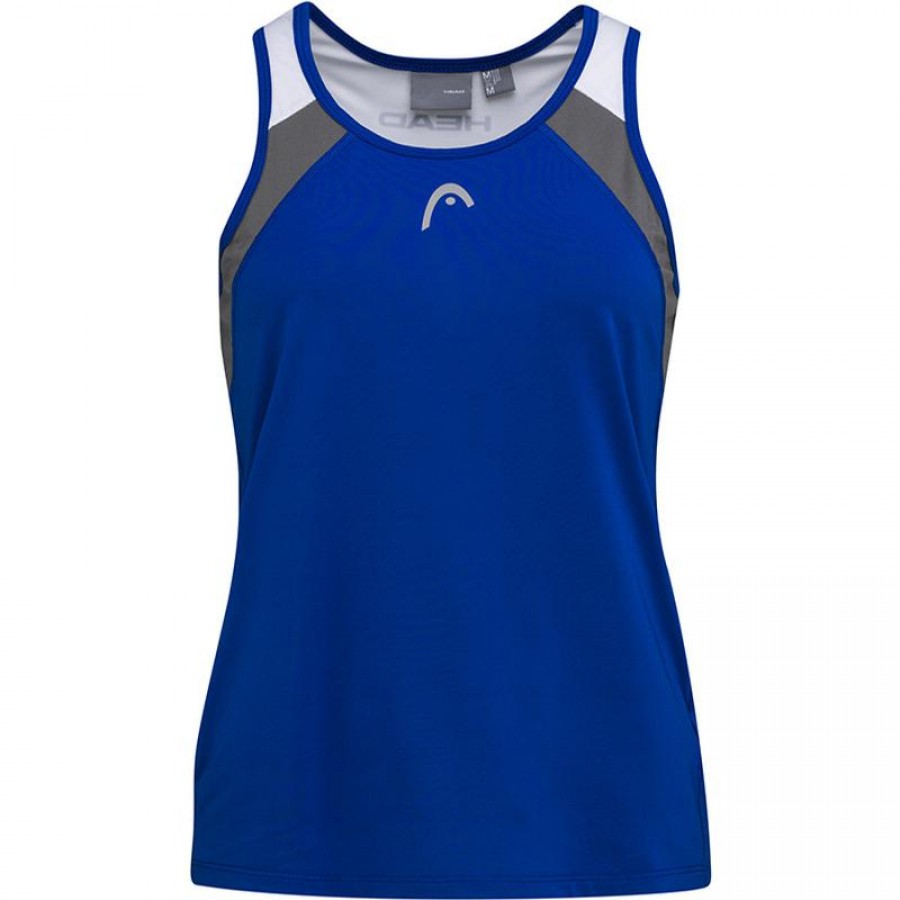 Camiseta Head Club 22 Azul Royal Mujer