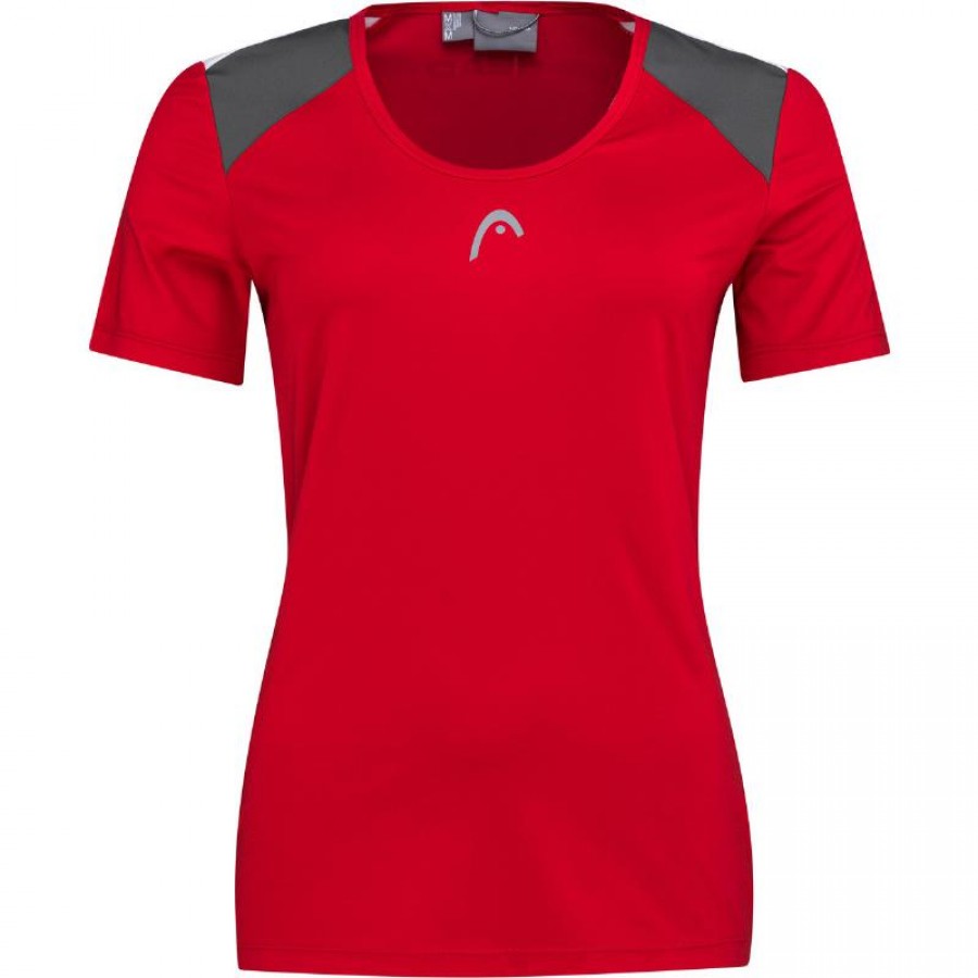 Head Club 22 Tech Maglietta Donna Rossa
