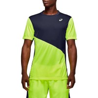Camiseta Asics Club SS Amarillo Peacoat