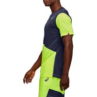 Camiseta Asics Club SS Amarillo Peacoat