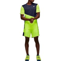 Camiseta Asics Club SS Amarillo Peacoat