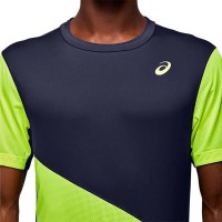 Camiseta Asics Club SS Amarillo Peacoat