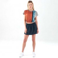 Head Crop Top T-shirt Coral Women  Offer + Cheap