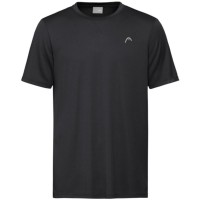 Camiseta Head Easy Court Negro PADELPOINT Camiseta Head Easy Court Negro