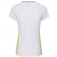 Camiseta Head Mia Blanco Amarillo