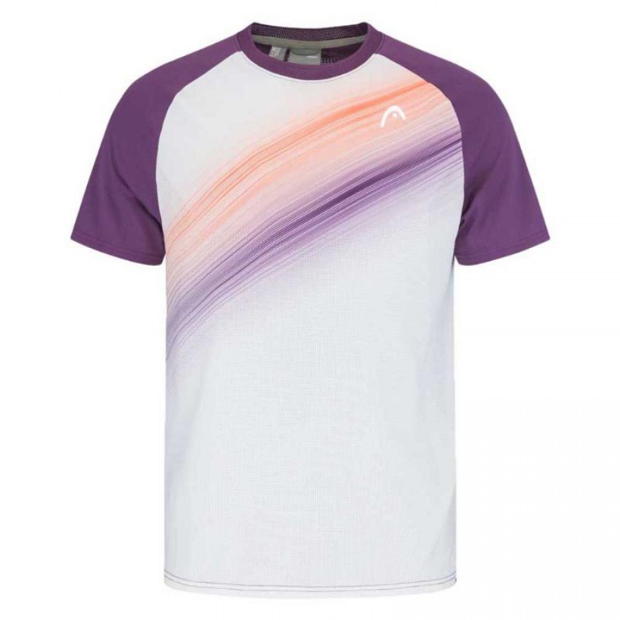 Camiseta Head Performance Lila Stampa