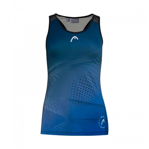 Head Play T-shirt Noir Imprime Padel Femme Head Play T-shirt Noir Imprime Padel Femme