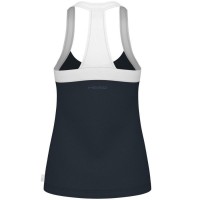 Camiseta Head Play Tech Azul Marino Blanco Mujer  Oferta + Barato