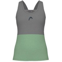 Head Play Tech Verde Bianco Maglietta Donna