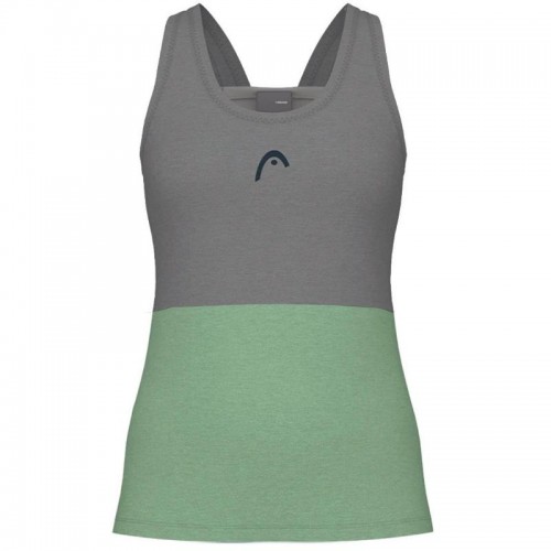Head Play Tech Verde Bianco Maglietta Donna Head Play Tech Verde Bianco Maglietta Donna