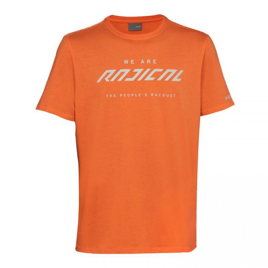 T-Shirt Laranja Radical da Cabeca