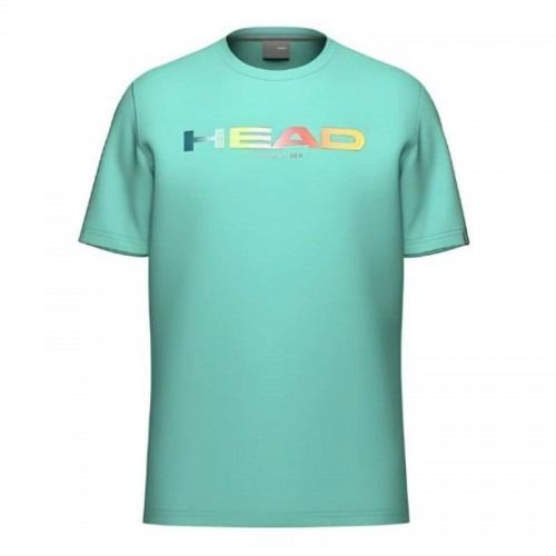 Camiseta Head Rainbow Turquesa