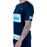 Camiseta Head Sanyo Gutierrez Easy Court Negro Junior