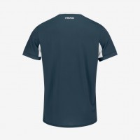 Head Slice T-shirt Navy Blue White