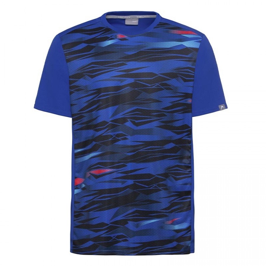 Camiseta Head Slider Camo Azul Oscuro